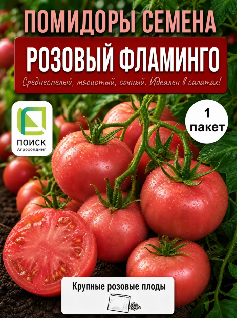 Томат Розовый фламинго (простые пакеты) семена 