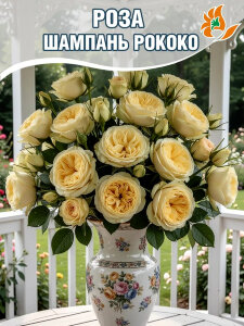 Роза Шампань Рококо